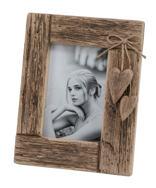Fotorahmen in natur aus Holz