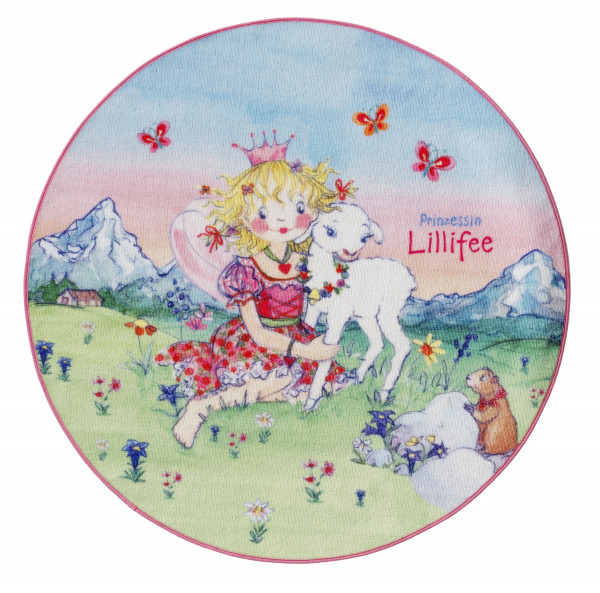 Teppich PRINZESSIN LILLIFEE in mehrfarbig aus Polyester