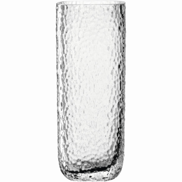 Vase LEONARDO MARTELLO in klar aus Glas