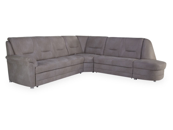 Polsterecke SYSTEMPOLSTER PIERRE in Alu aus Stoff