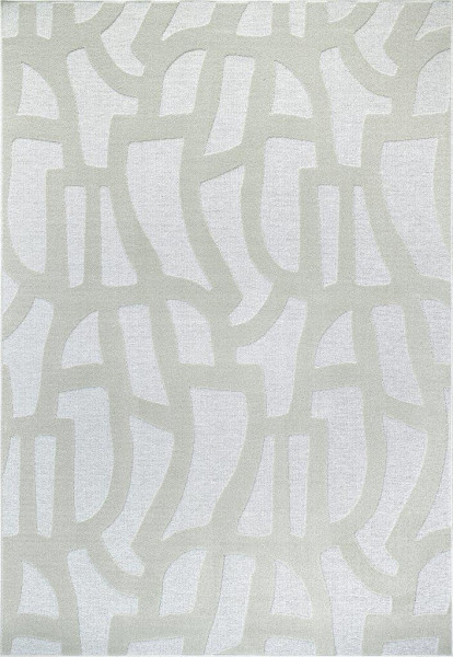 Teppich TWEED in grau aus Polyester