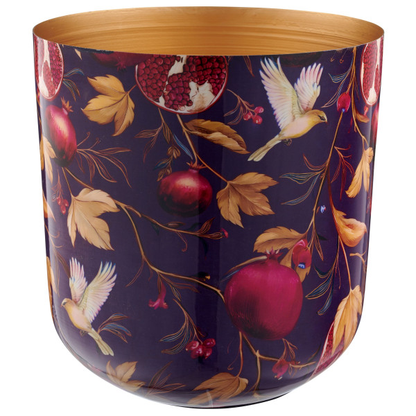 Übertopf INSTYLE in lila aus Metall