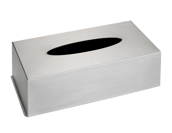 Kosmetiktuch-Box in mehrfarbig aus Edelstahl
