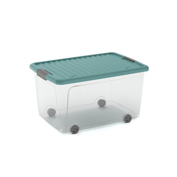 Box L 50 Liter in blau aus Polypropylen