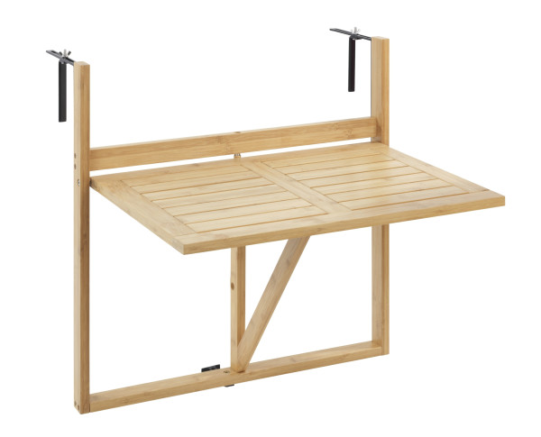 Balkon-Klapptisch WAIKIKI in braun aus Materialmix