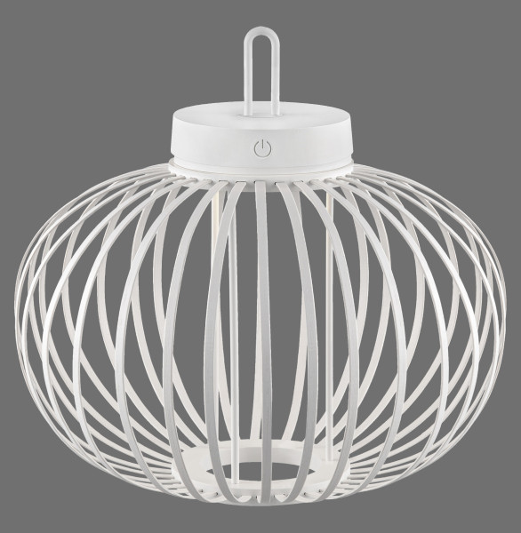 Pendelleuchte AKUBA LED in weiß aus Bambus