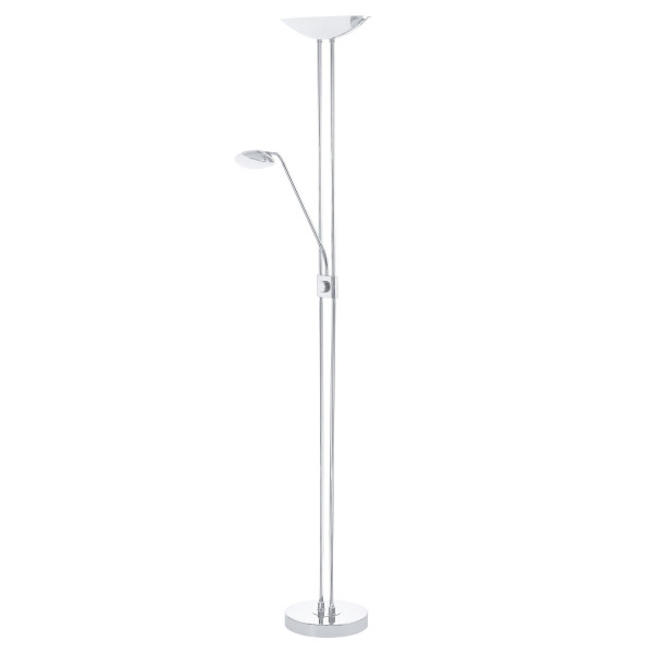 Stehleuchte BAYA LED in silber aus Stahl