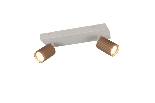 Strahler SOKA in coffee aus Metall