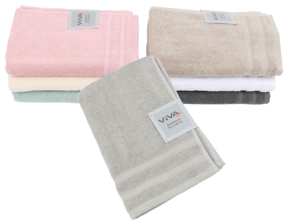 Duschtuch BARI in mehrfarbig aus Baumwolle