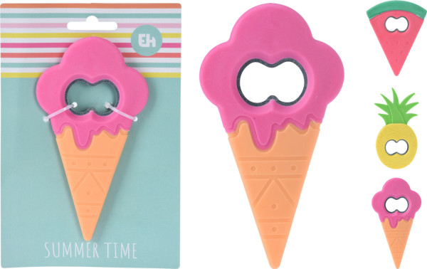 Flaschenöffner SUMMER in mehrfarbig aus Edelstahl