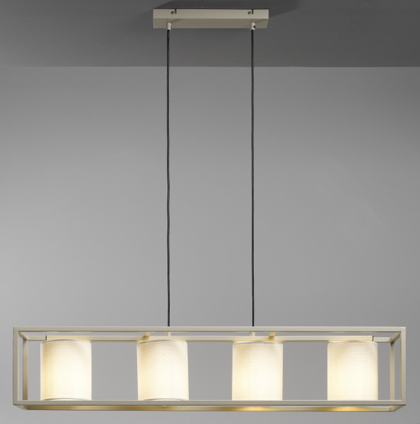 Pendelleuchte SANSIBAR JORDSAND in beige aus Metall