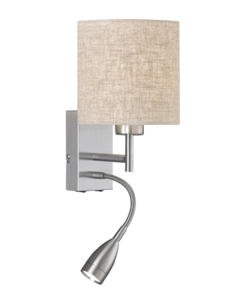 Wandleuchte DREAMER in Nickel aus Metall