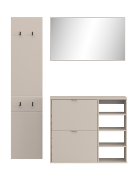 Garderobenset HARPER BEJAR in kaschmir aus Dekor