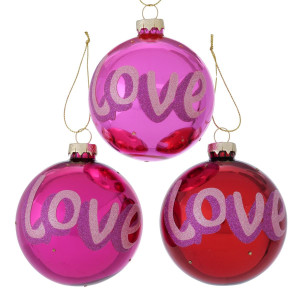 Weihnachtskugel LOVE Weihnachtskugel LOVE