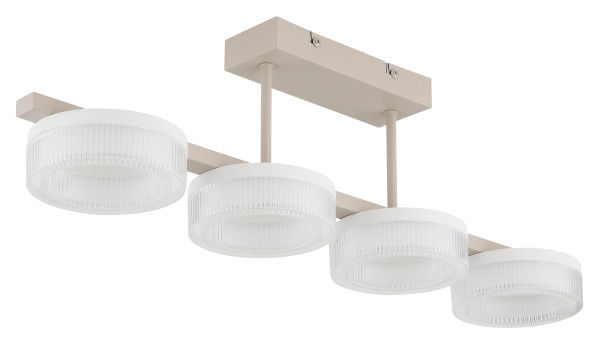 Deckenleuchte ZARA in sand aus Metall