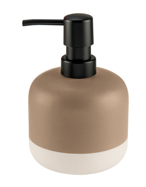 Seifenspender LUNELLA in taupe aus Dolomit