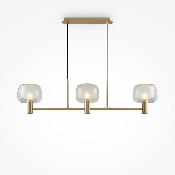 Pendelleuchte VISION in goldfarben aus Aluminium