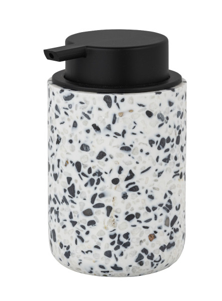 Seifenspender TERRAZZO TOSI in weiß aus Polyresin