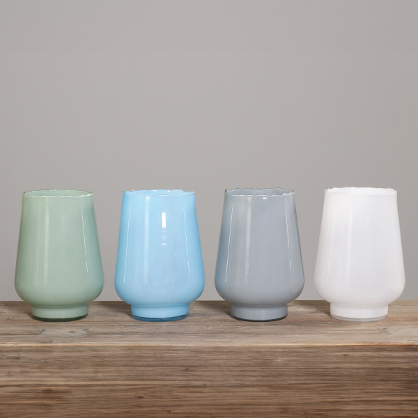 Vase in mehrfarbig aus Glas