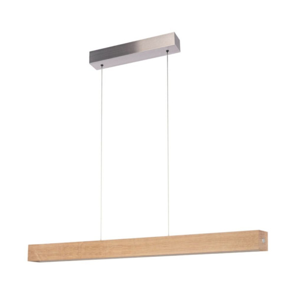 Pendelleuchte LENNOX in Nickel aus Holz