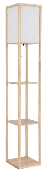 Stehleuchte TABITHA in braun aus Holz