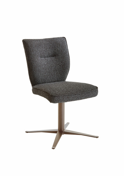 Polsterstuhl STUDIO-LINE in  Regina dark grey