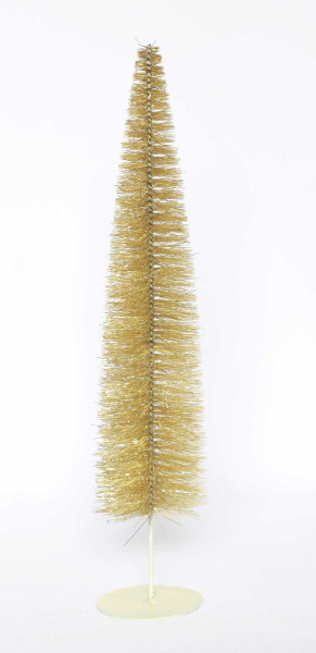 Weihnachtsbaum DRAHT in champagner aus Kunststoff