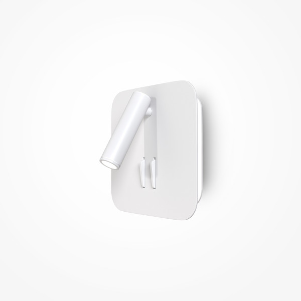 Wandleuchte IOS 176 in weiß aus Aluminium