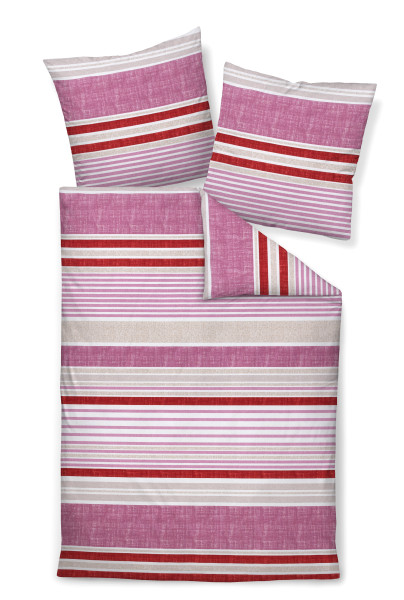 Bettwäsche DAVOS Biber aus Baumwolle