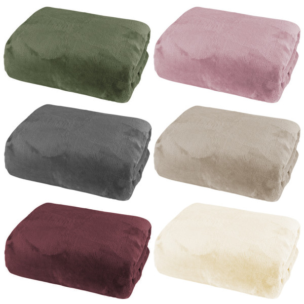 Spannbettlaken CASHMERE TOUCH in mehrfarbig aus Polyester