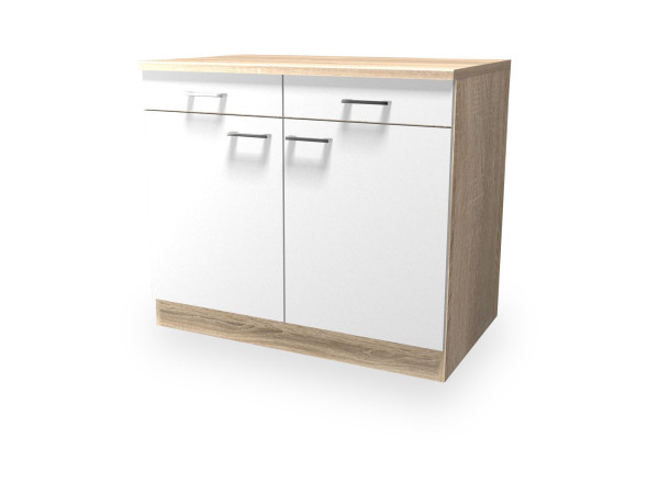 Unterschrank US100 TONGA in weiß aus Dekor