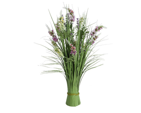 Kunstpflanze Gras in grün aus Polyester