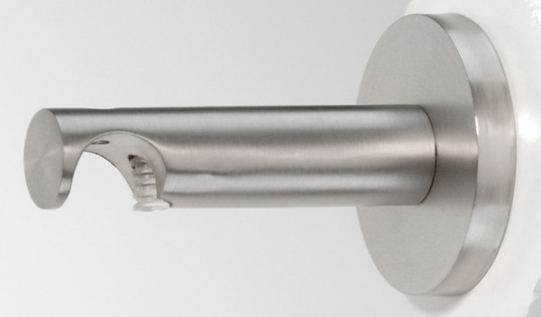 Wandträger Edelstahloptik in silberfarben aus Metall