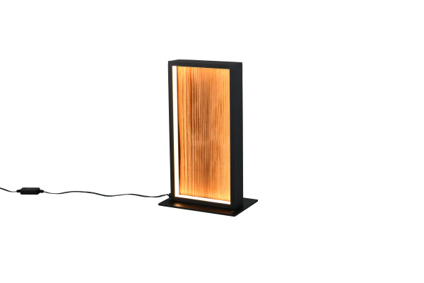 Tischleuchte KALEA in braun aus Holz