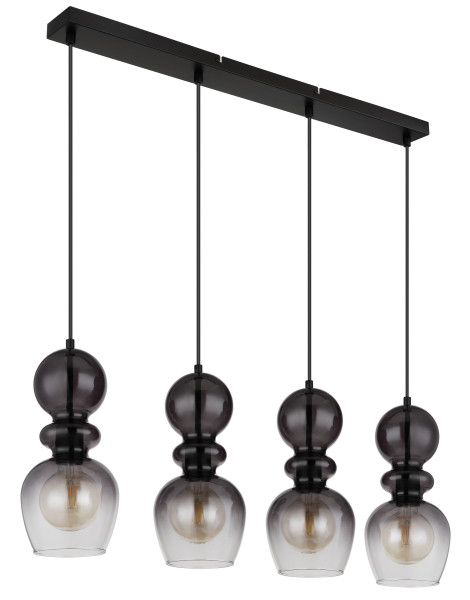 Hängeleuchte CLARITY in schwarz aus Metall