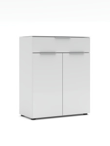 Vorschau: Schuhschrank SYRINA in weiß aus Dekor Vorschau: Schuhschrank SYRINA in weiß aus Dekor