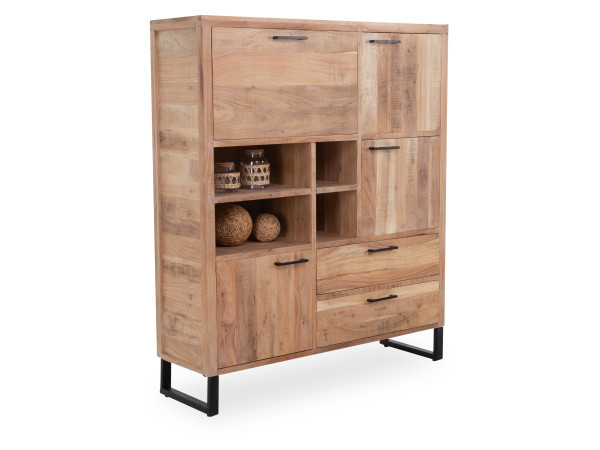 Highboard HARPER QUIMPER aus Akazie