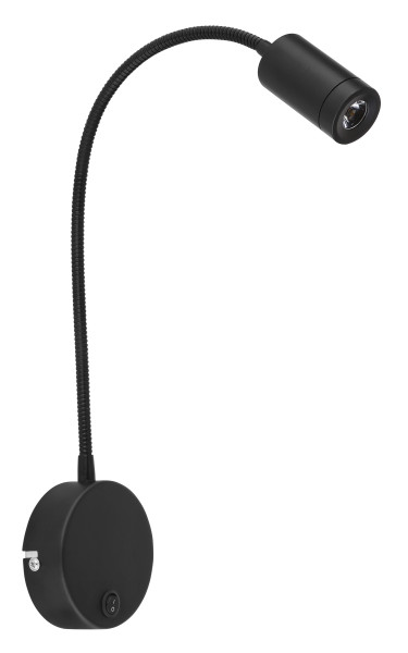 Wandleuchte MILLY in schwarz aus Metall