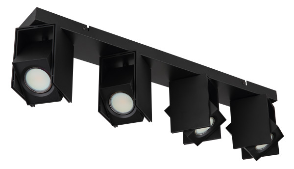 Strahler RORY in schwarz aus Metall