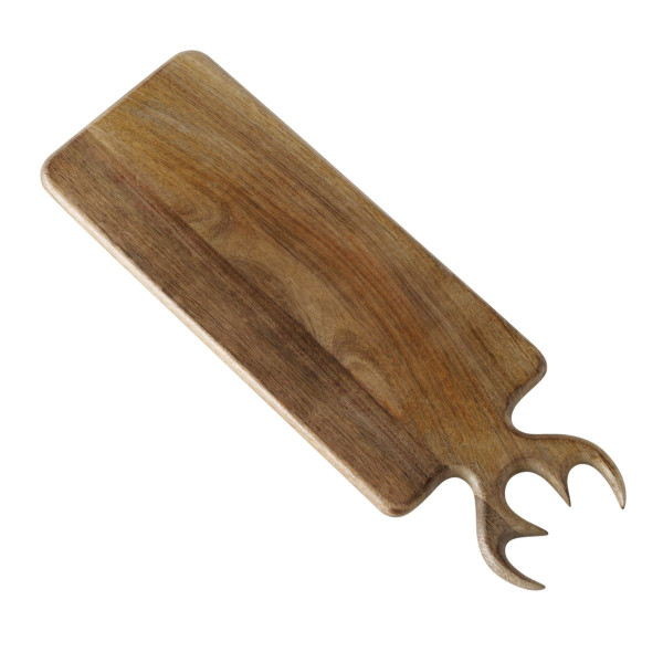 Schneidebrett VAASA in braun aus Mango