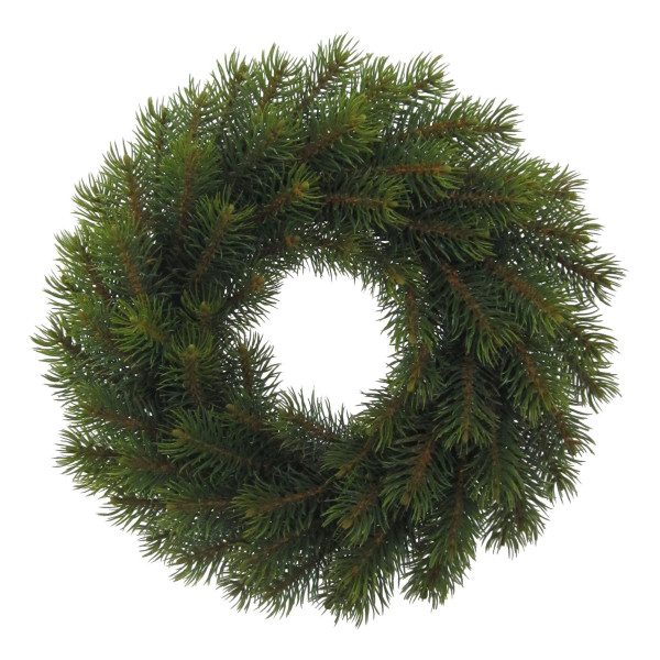 Tannenkranz in grün aus Kunststoff