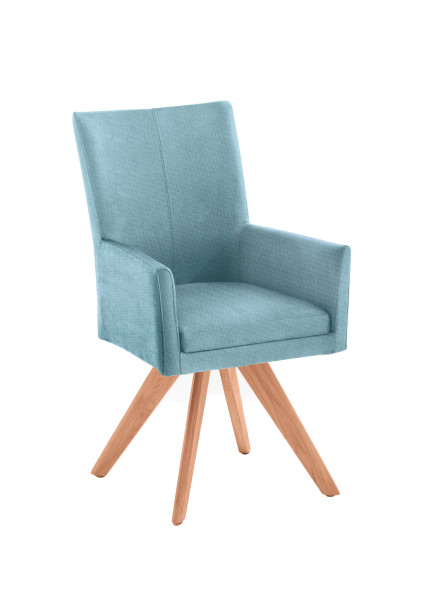 Polsterstuhl COLORADO in  Malea-R eisblau