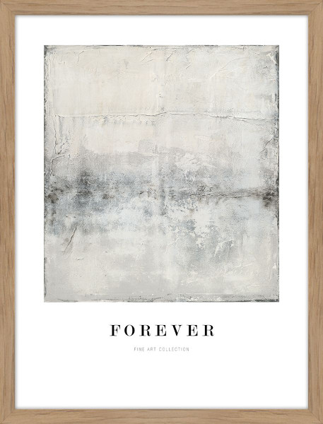 Kunstdruck FOREVER in mehrfarbig