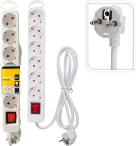 Steckdosenleiste BASIC weiß Steckdosenleiste BASIC weiß