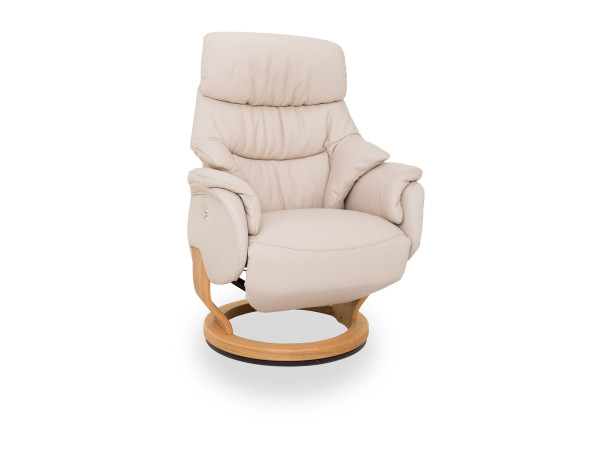 Relaxsessel 5372 in latte aus Leder