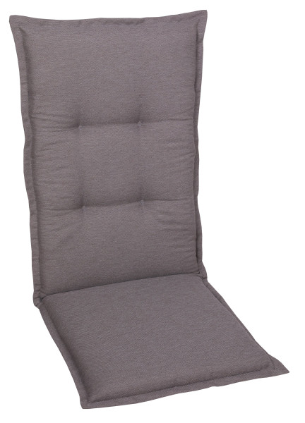Sesselauflage hoch in taupe aus Stoff