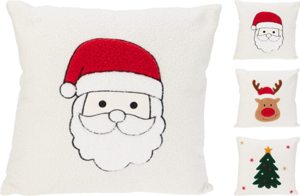 Kissen X-MAS in mehrfarbig aus Polyester