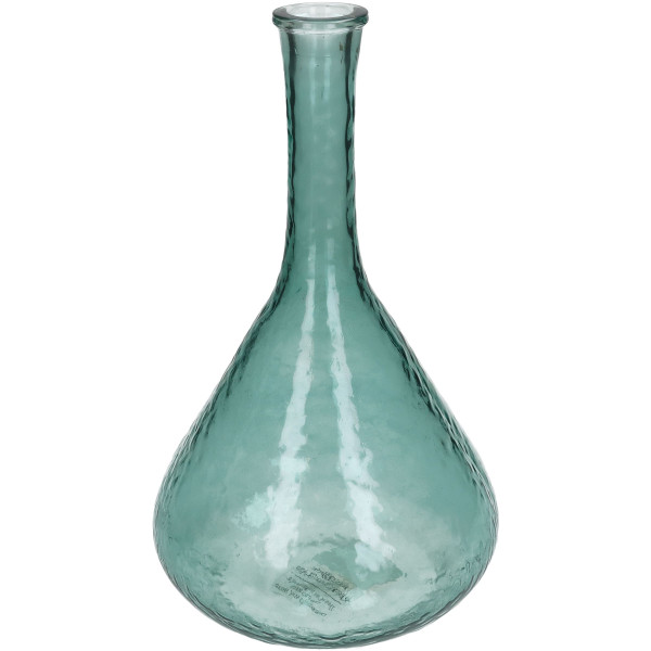 Vase RECYCLED grün in grün aus Glas