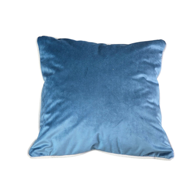 Kissen CALIFORNIA petrol in petrol aus Polyester