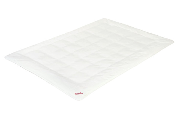 Ganzjahresbett ANTIALLERGO in weiß aus Polyester
